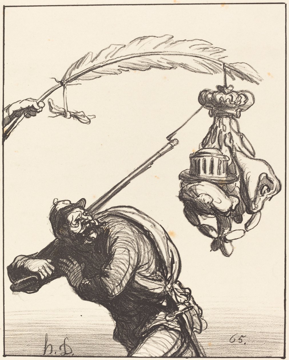 Frieden um jeden Preis von Honoré Daumier