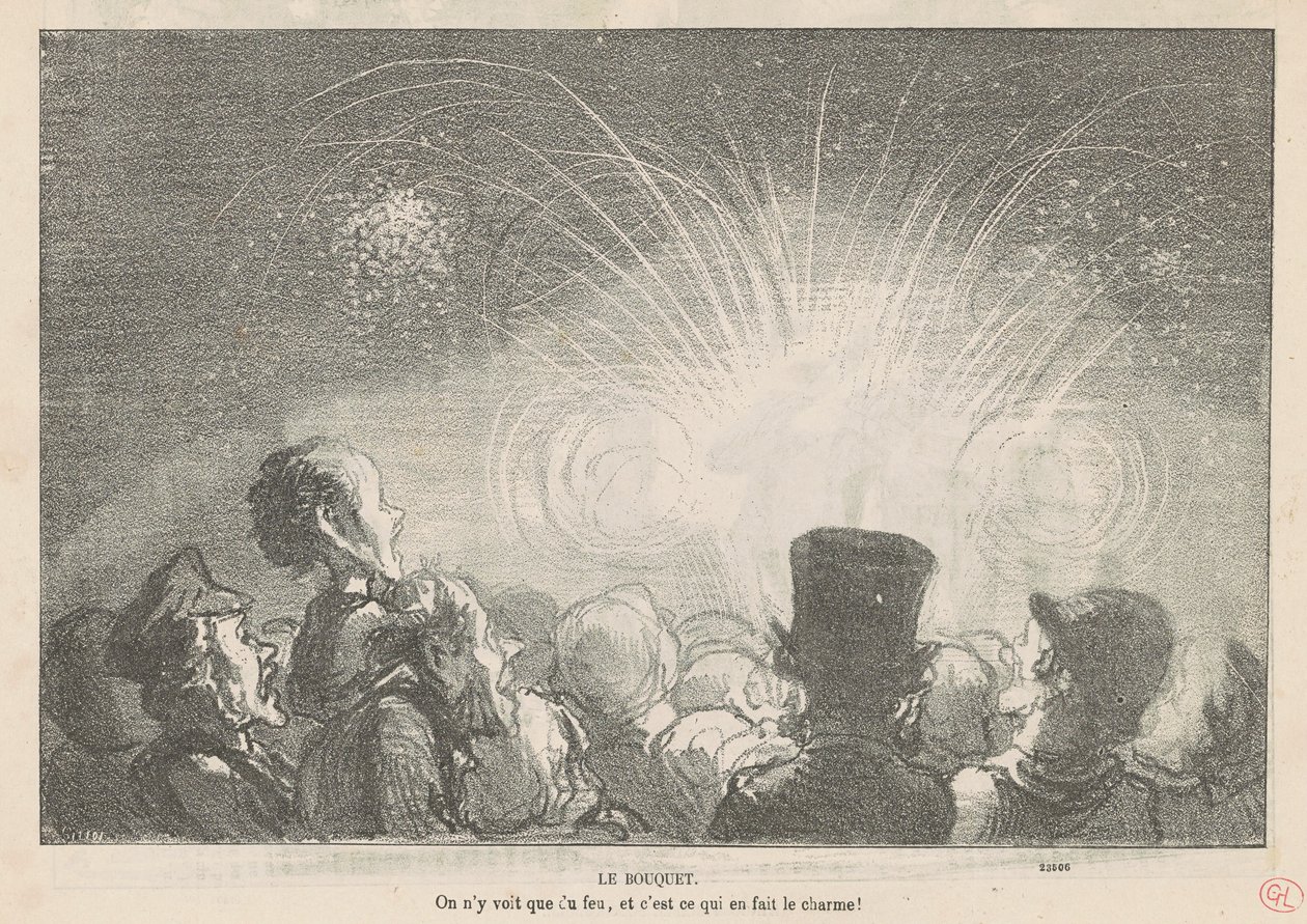 Der Blumenstrauß von Honoré Daumier