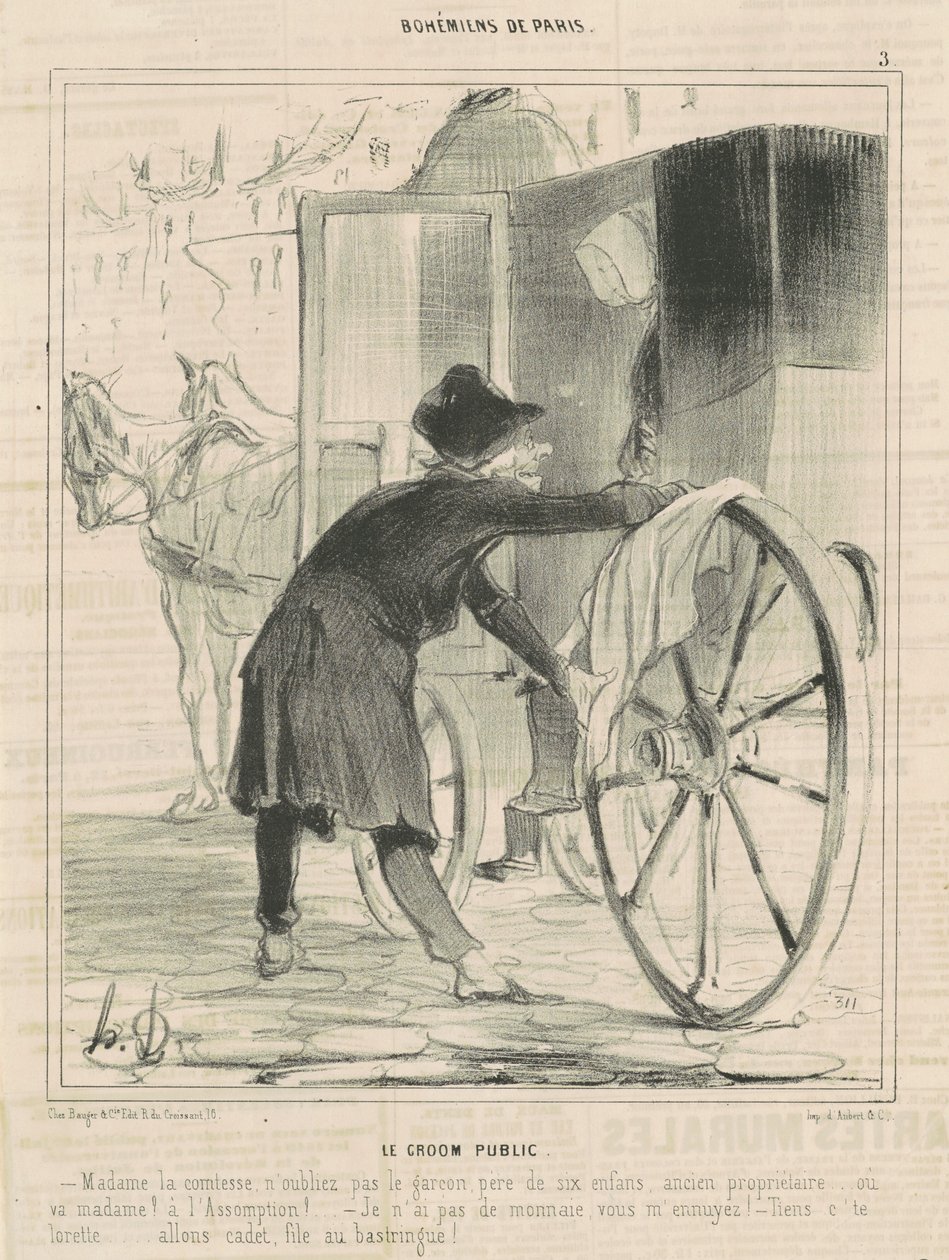 Der öffentliche Page von Honoré Daumier