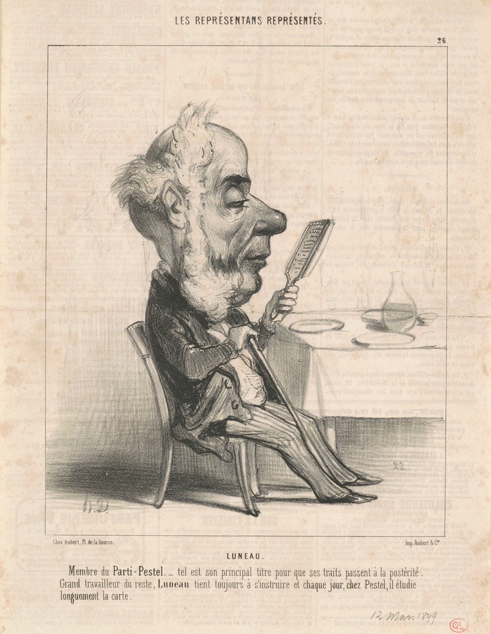 Luneau von Honoré Daumier