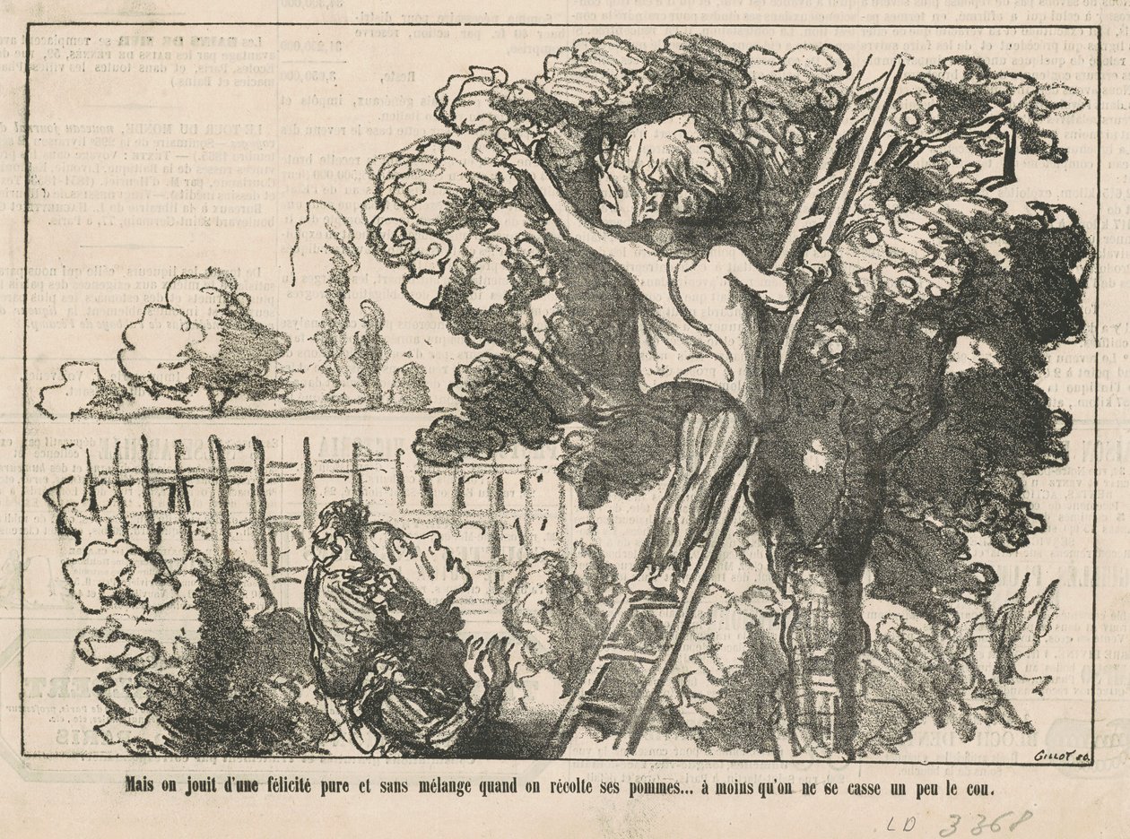 Aber man genießt reines Glück von Honoré Daumier