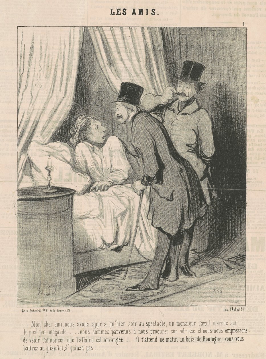 Mein lieber Freund, wir haben erfahren ... von Honoré Daumier