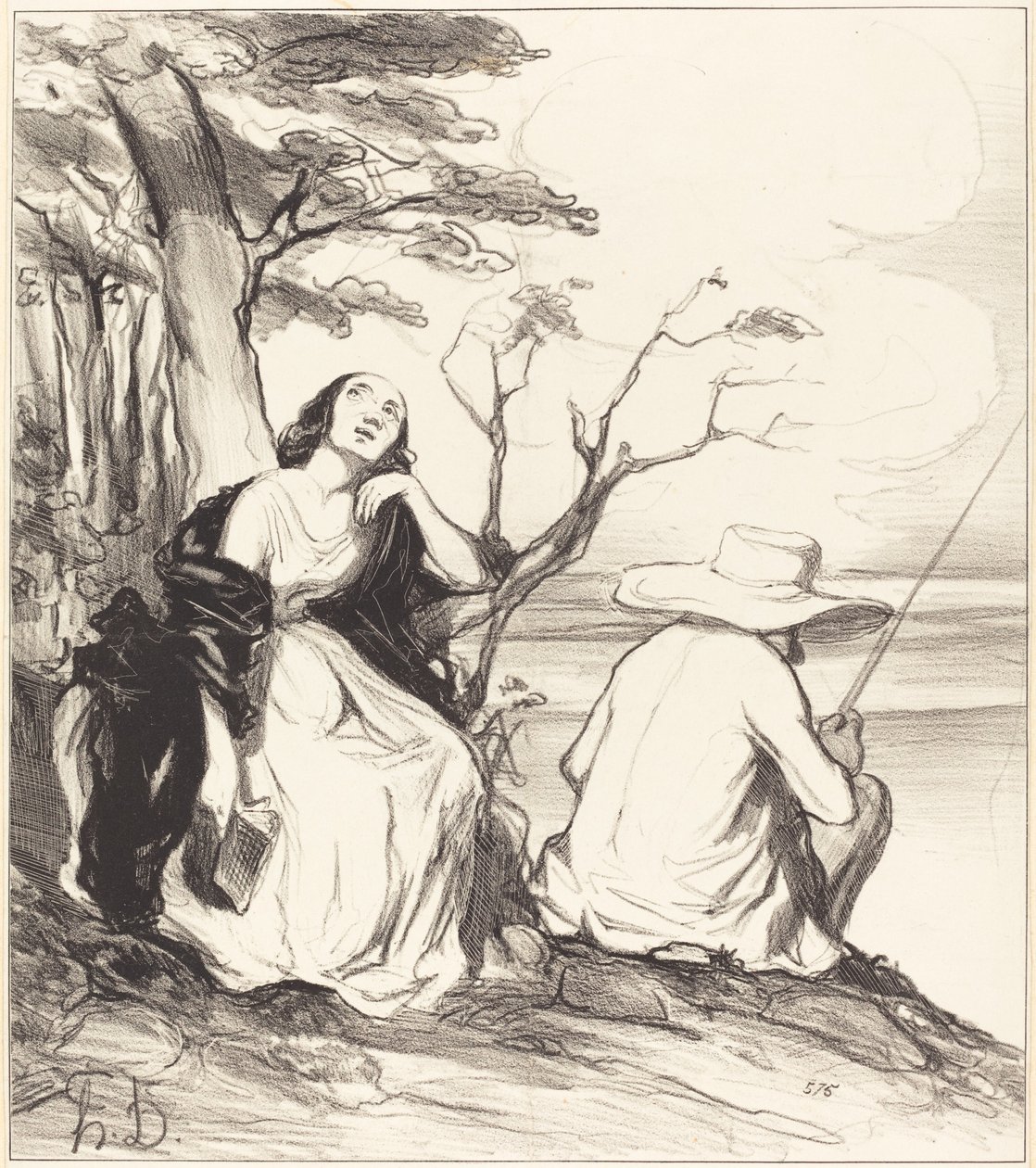 O Schmerz!... einen Ehemann geträumt haben... von Honoré Daumier
