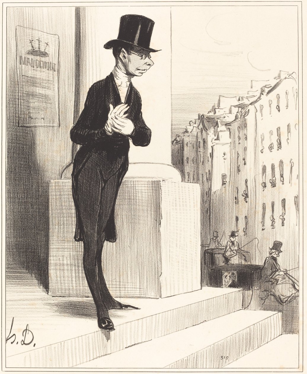 Pique-Assiette von Honoré Daumier