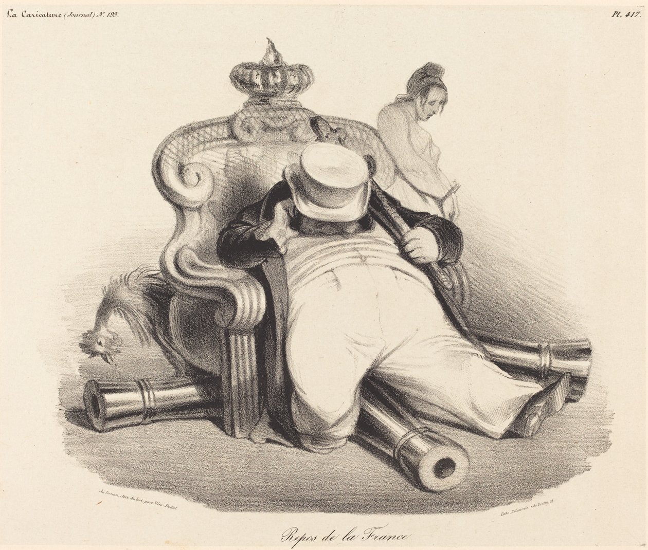 Ruhe Frankreichs von Honoré Daumier