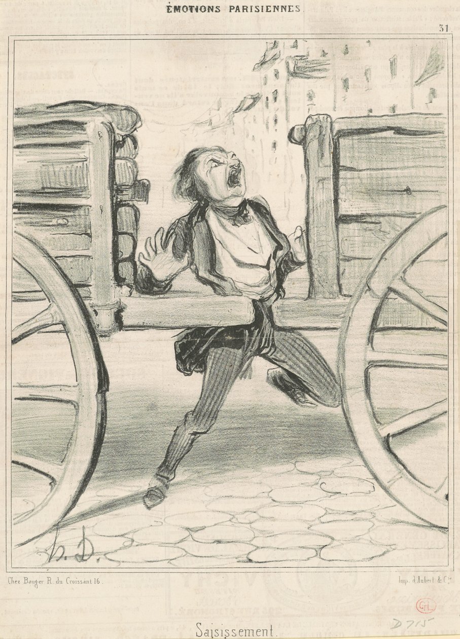 Saisissement von Honoré Daumier