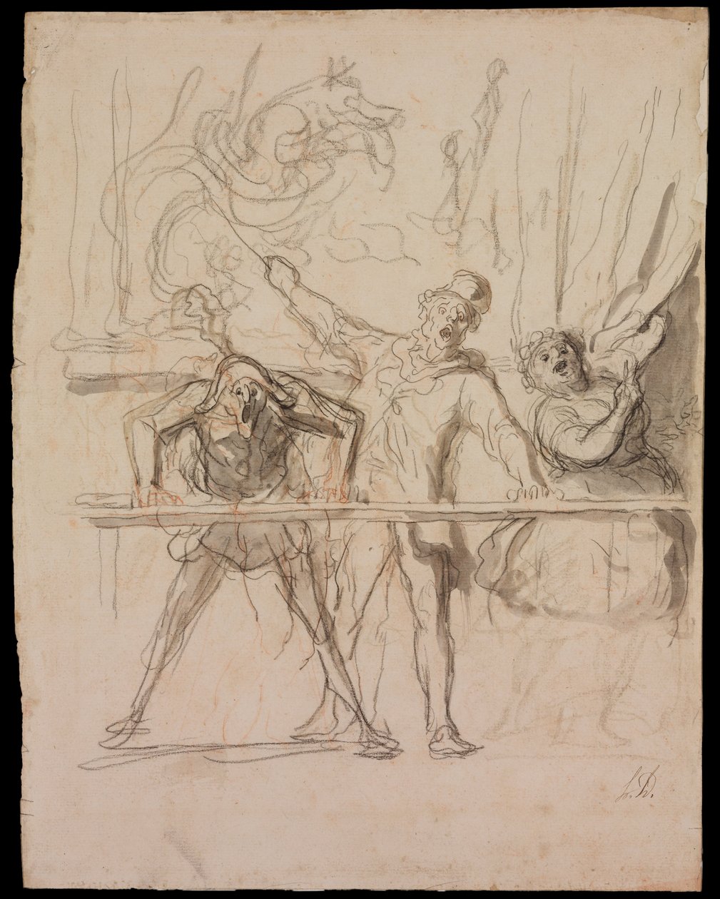 Die Nebenschau von Honoré Daumier