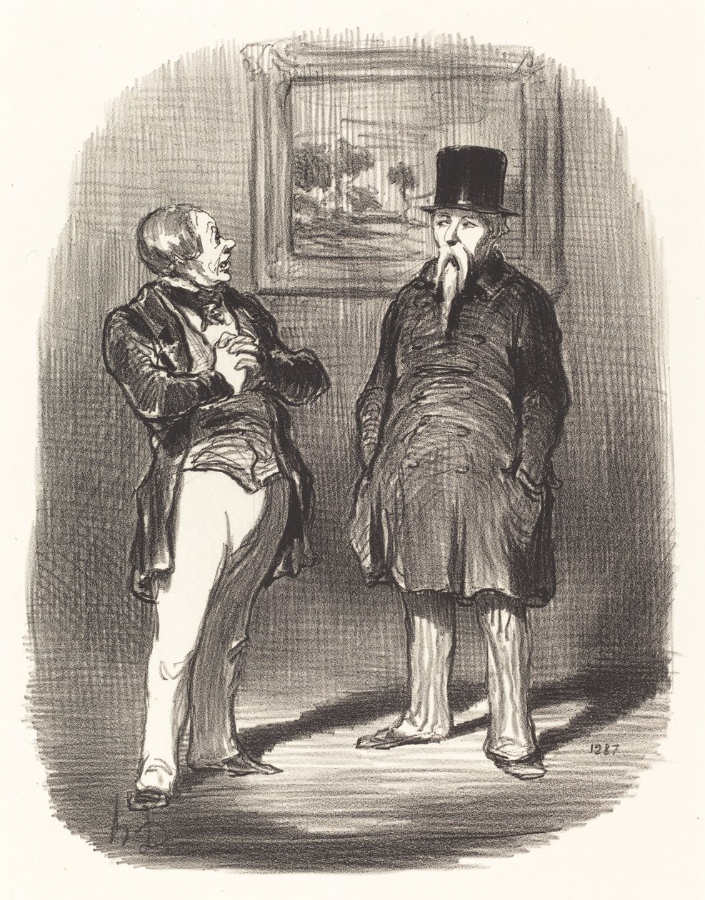 Sieh mal... ich habe dich nicht erkannt... von Honoré Daumier