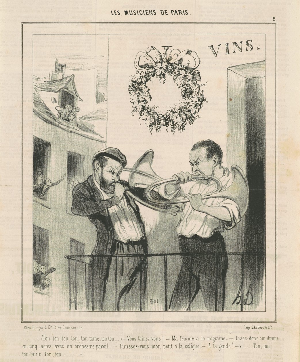 Ton, ton ... ton taine ... von Honoré Daumier