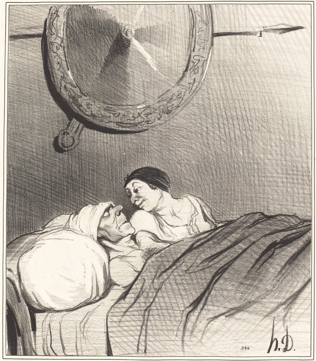 Ulysses und Penelope von Honoré Daumier