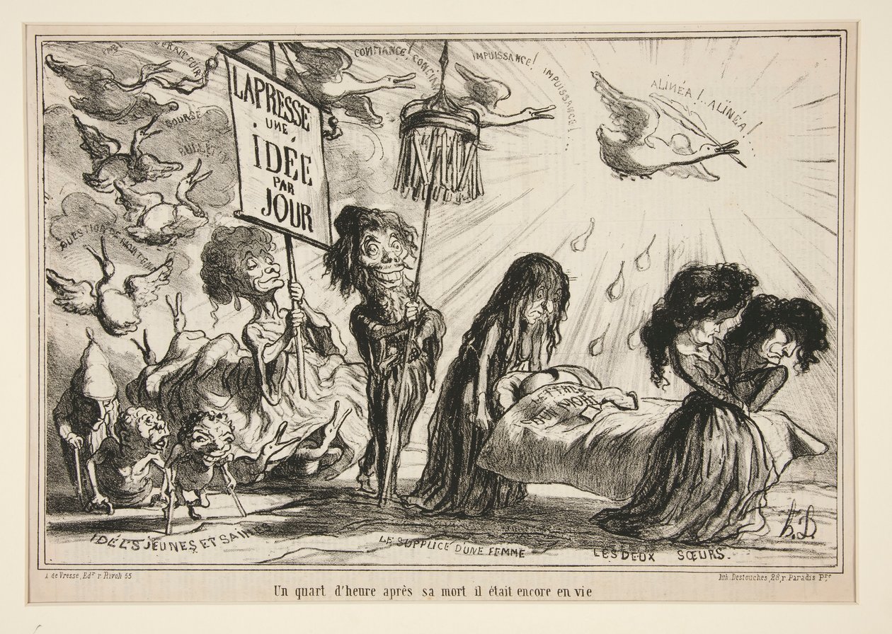 Ein Viertel von Honoré Daumier