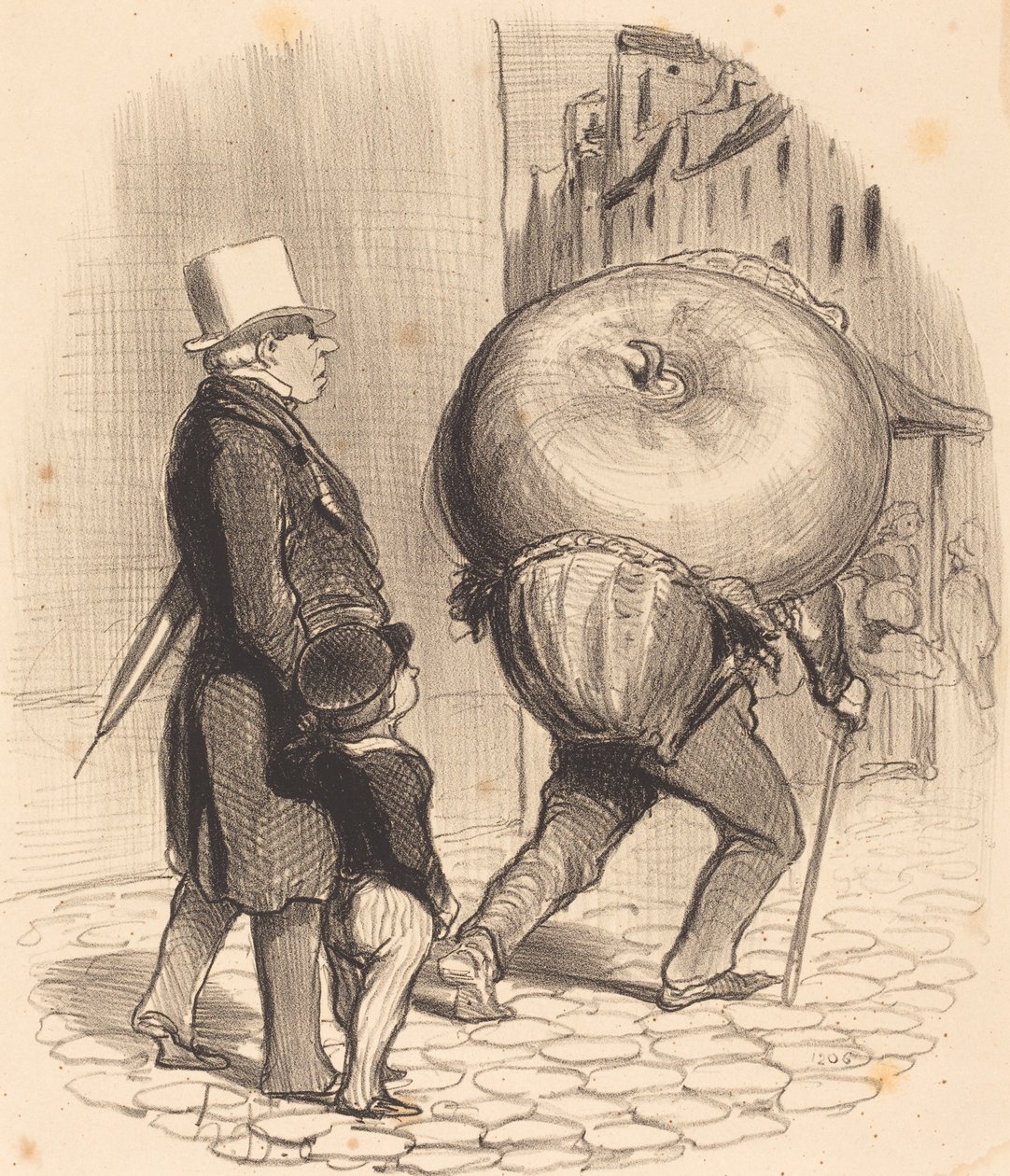 Eine Botanikstunde von Honoré Daumier