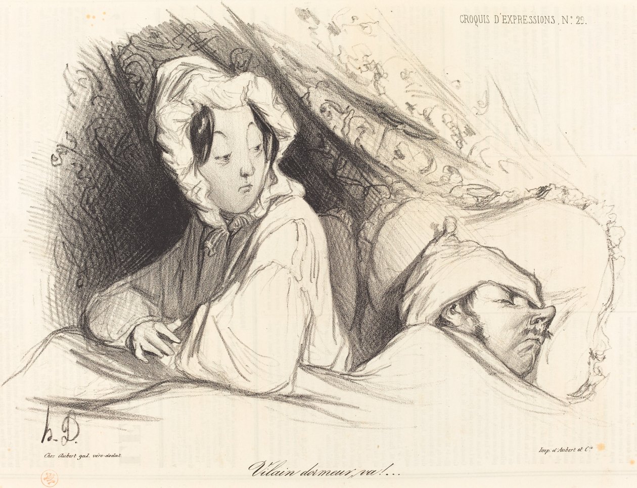 Vilain dormeur, va! von Honoré Daumier