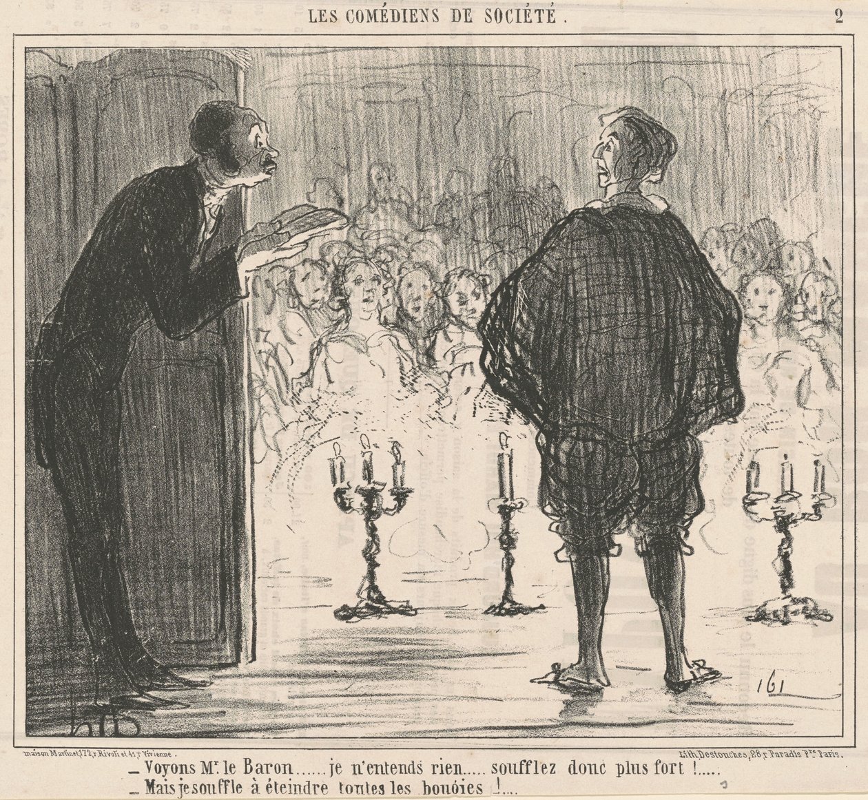 Sehen wir, Herr Baron... von Honoré Daumier