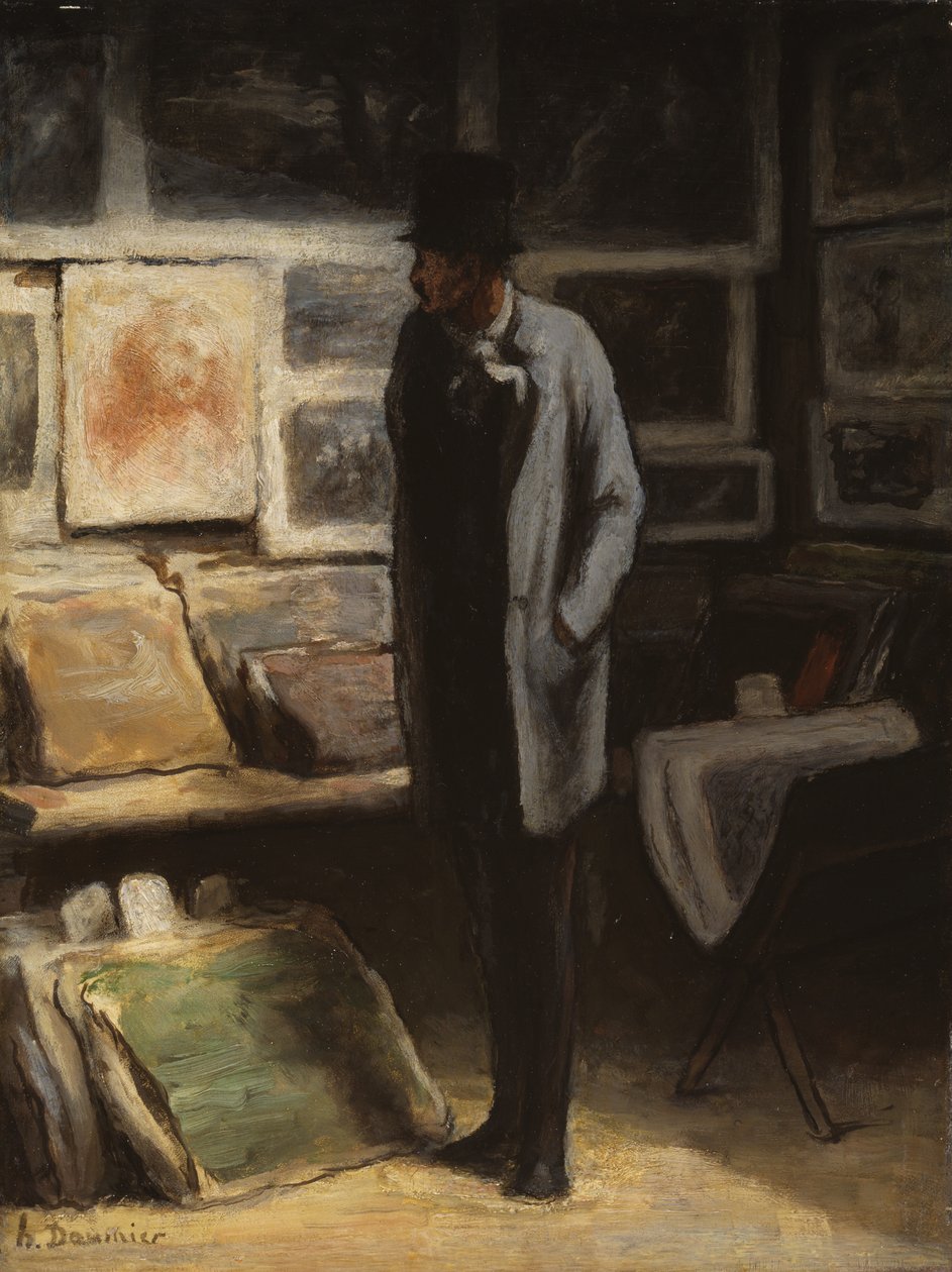 Der Drucksammler von Honoré Victorin Daumier