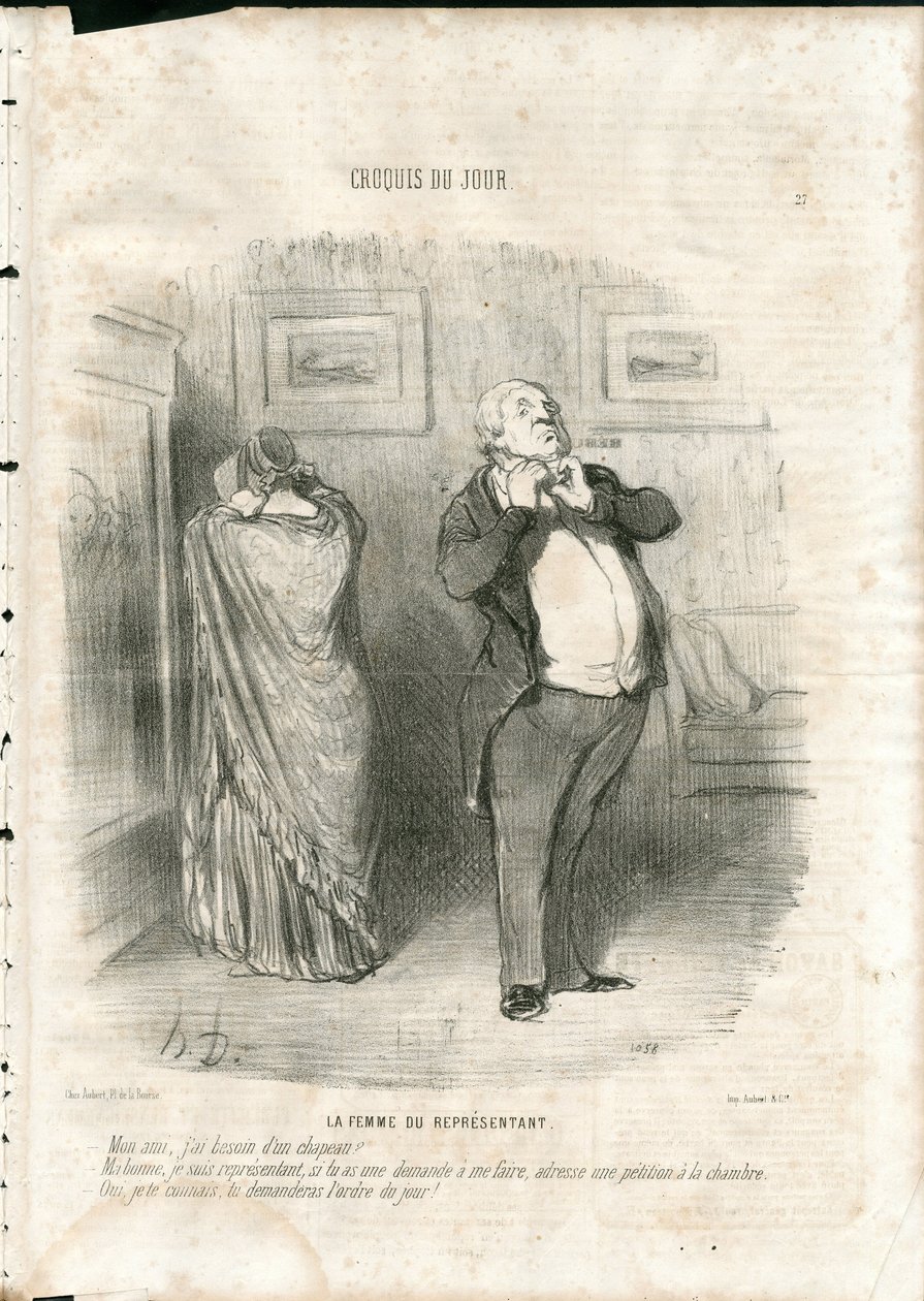 Le Charivari von Honoré Daumier