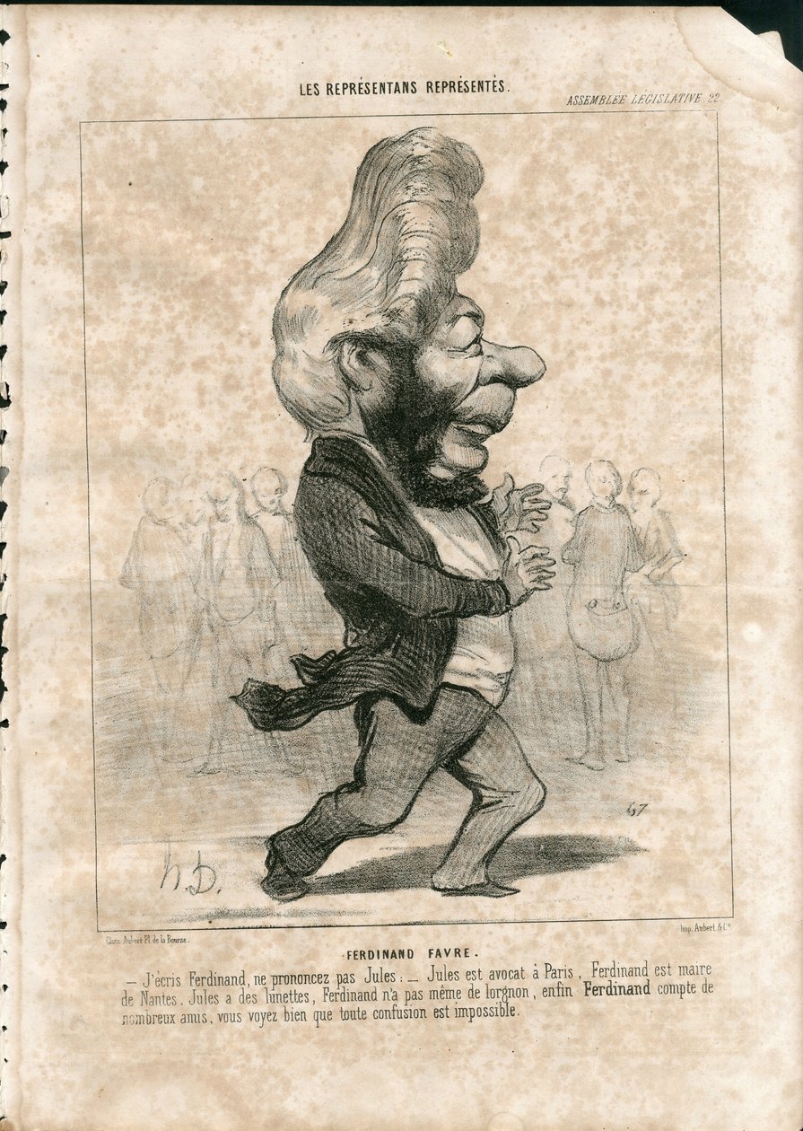 Le Charivari von Honoré Daumier