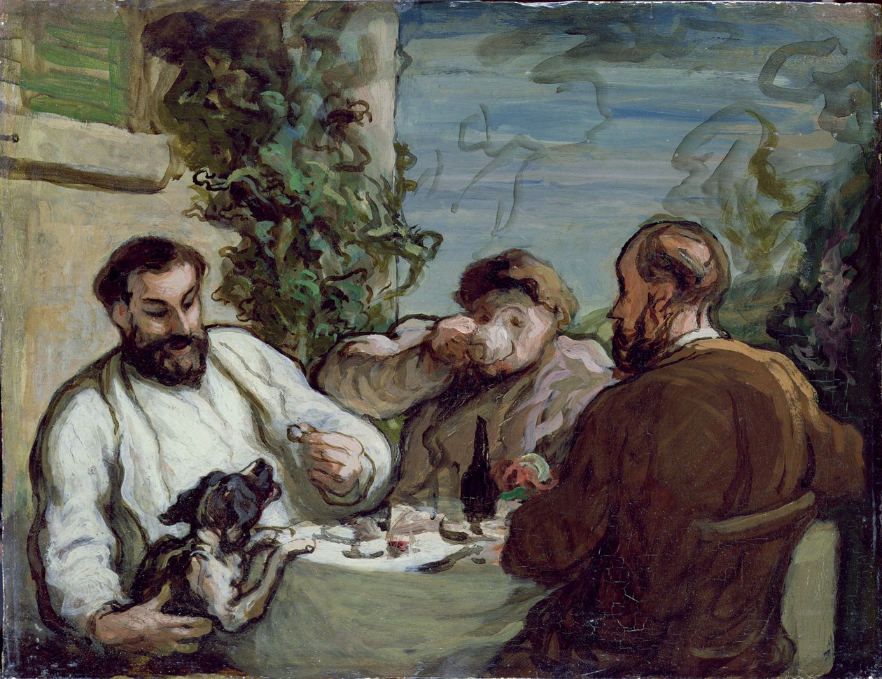 Mittagessen auf dem Land von Honoré Daumier