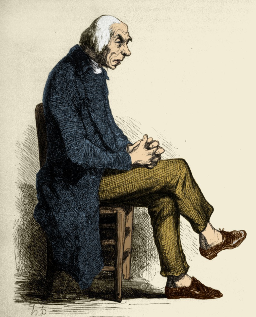 Vater Goriot von Honoré Daumier