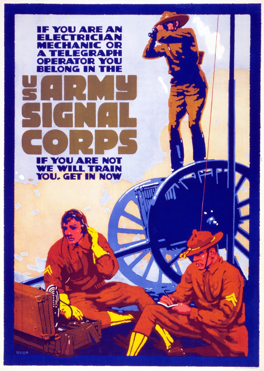 US Army Signal Corps, 1917-20 von Horace Devitt Welsh