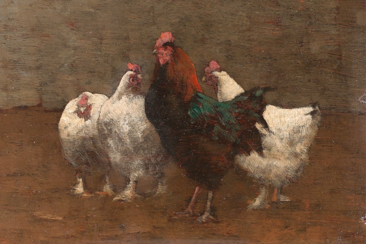 Geflügel (Detail) von Horace Mann Livens