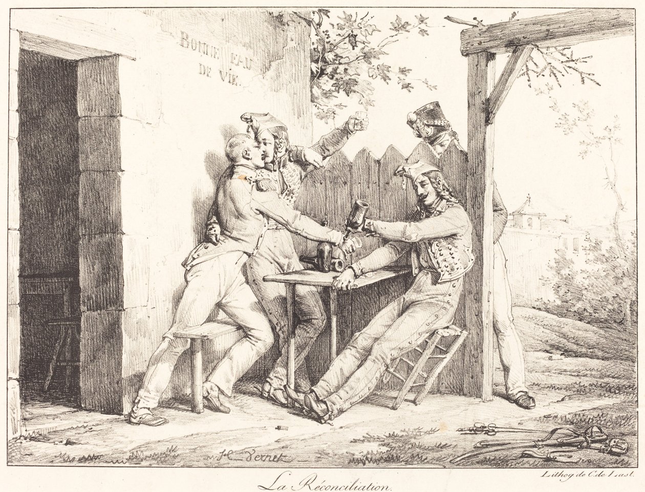 Die Versöhnung von Emile Jean Horace Vernet