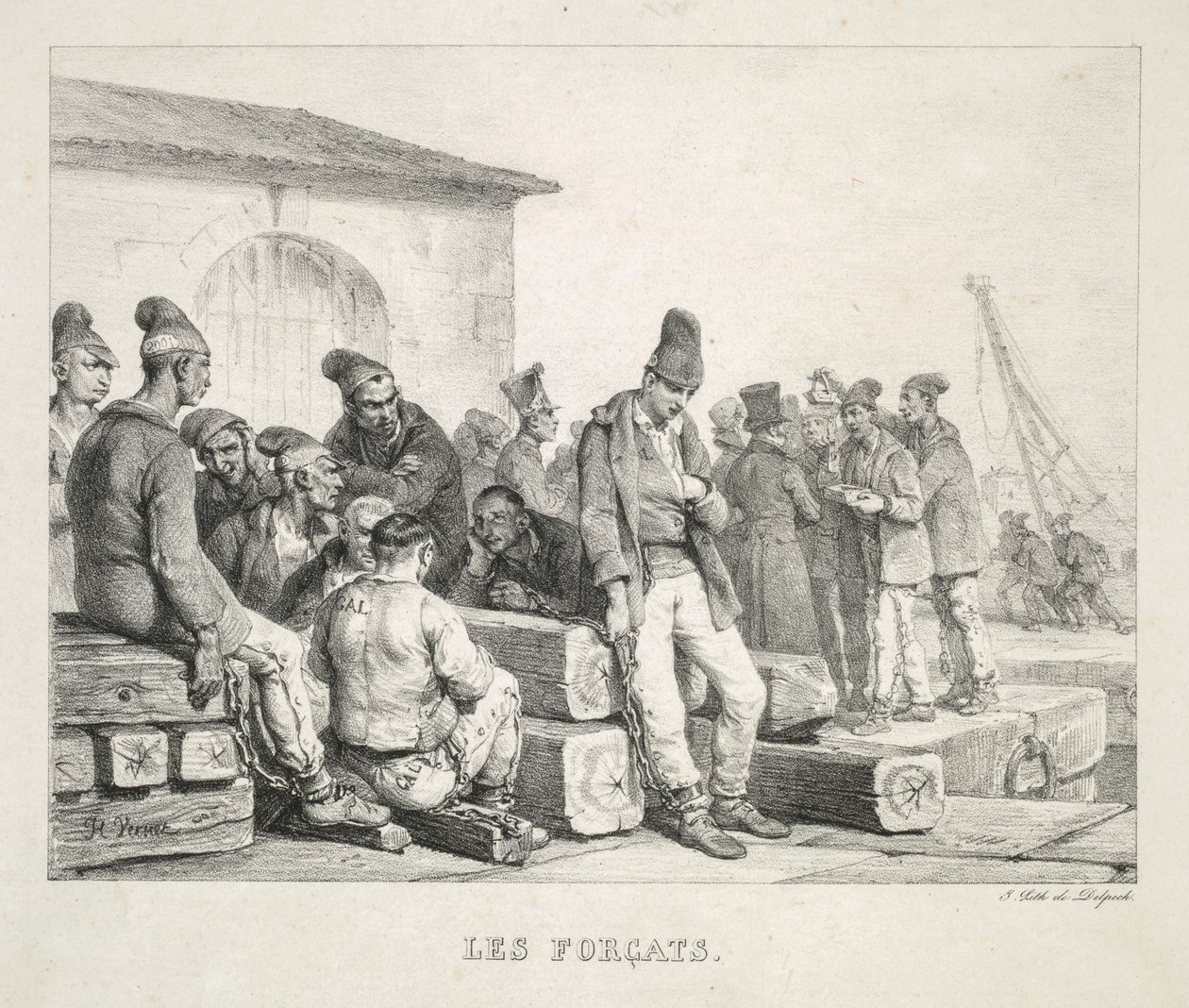 Die Sträflinge von Horace Vernet