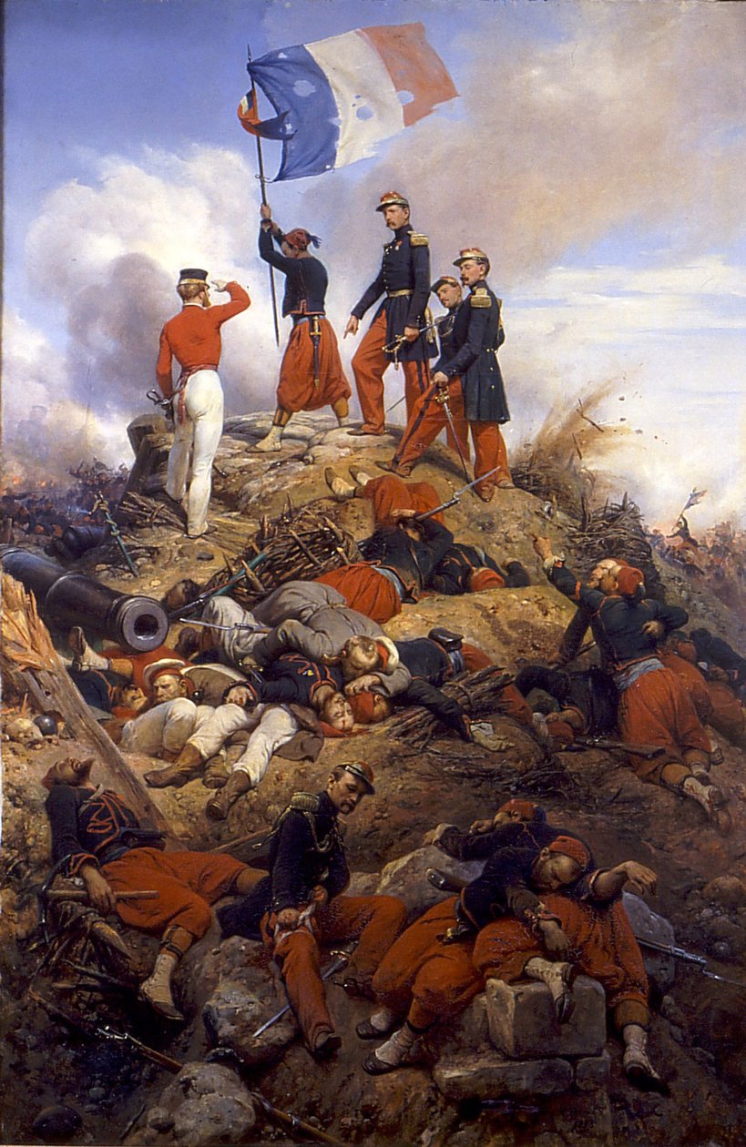 Die Einnahme der Malakoff-Redoute von Horace Vernet