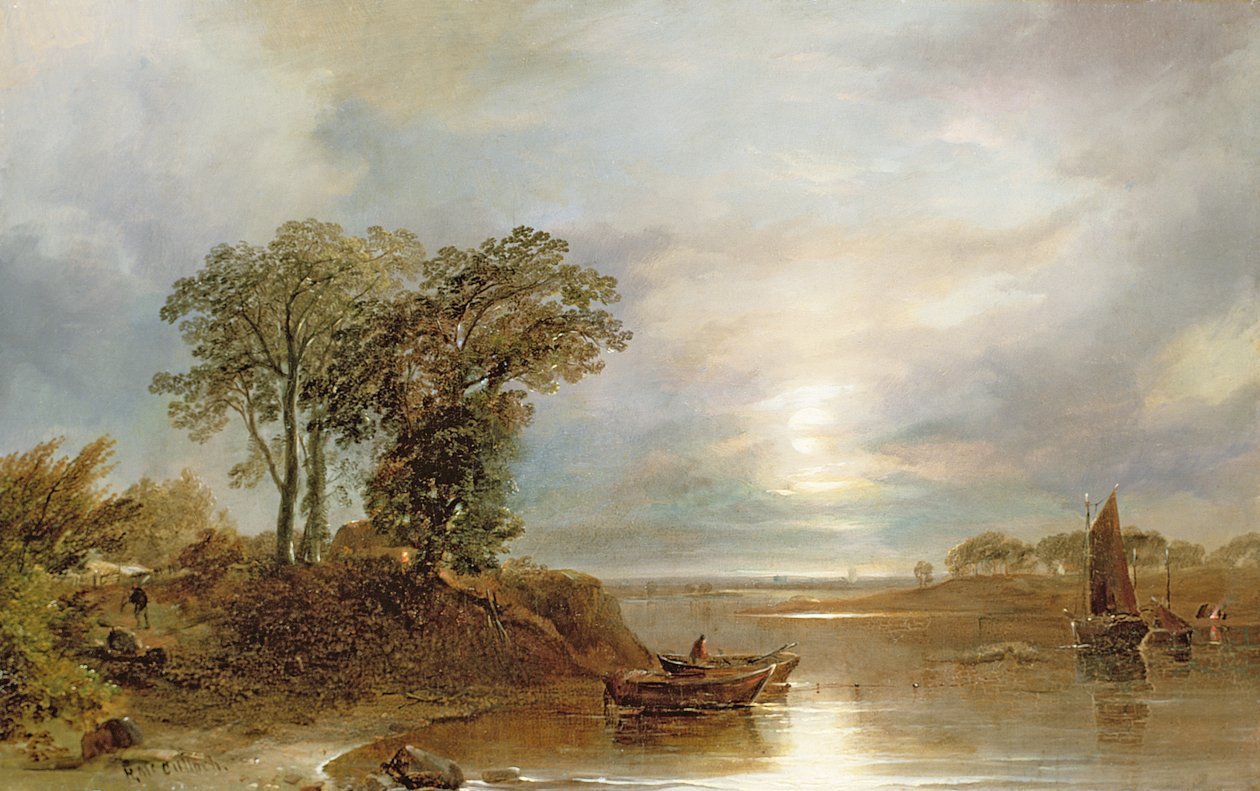 Lachsfischernetze von Horatio McCulloch