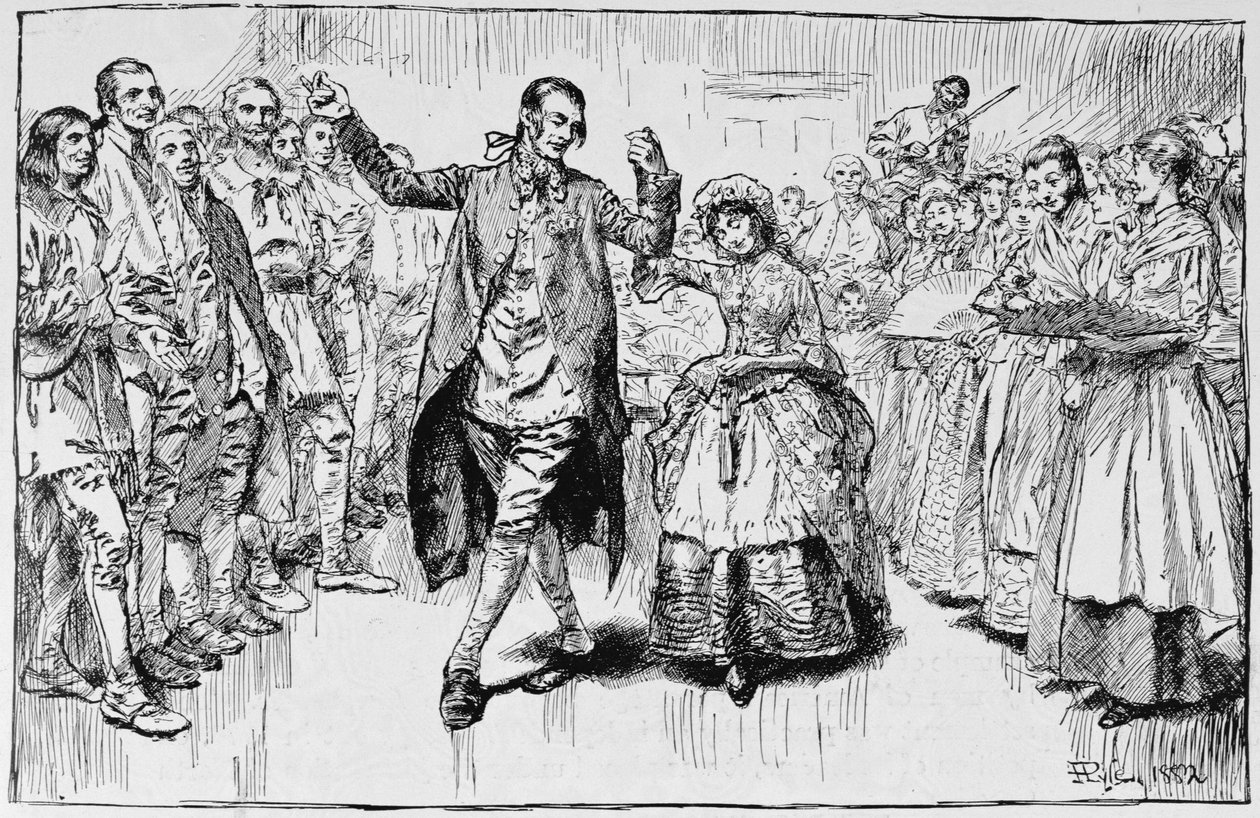 Eine Hochzeit in Kentucky, Illustration aus 