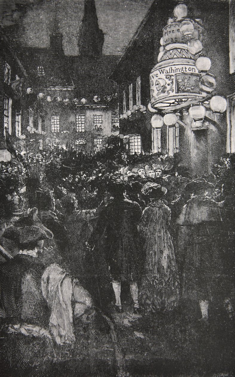 Feier in der Nacht der Einweihung von Howard Pyle