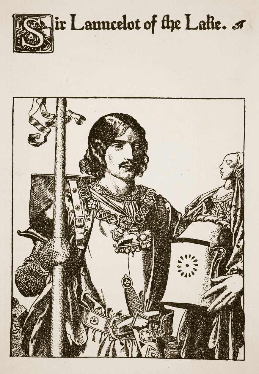 Sir Launcelot vom See, Illustration aus 