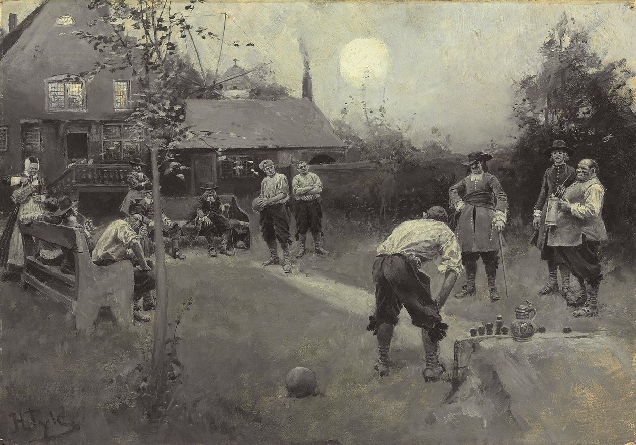 Bowling von Howard Pyle