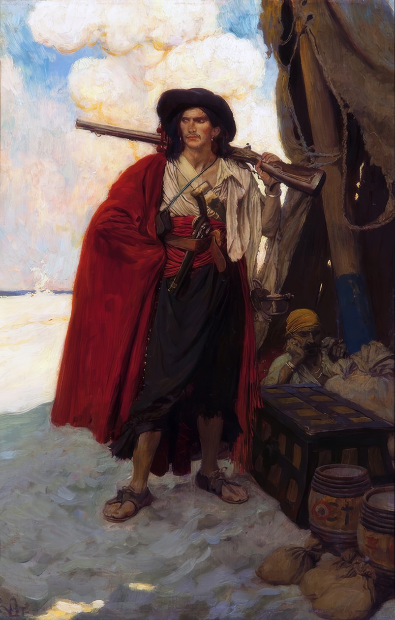 Der Freibeuter war ein malerischer Kerl von Howard Pyle