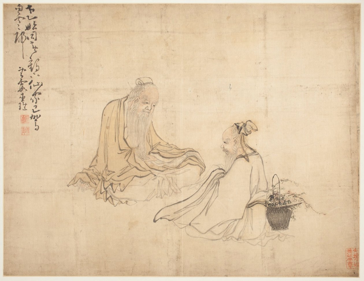 Landschaften und Figuren: Figuren von Huang Shen