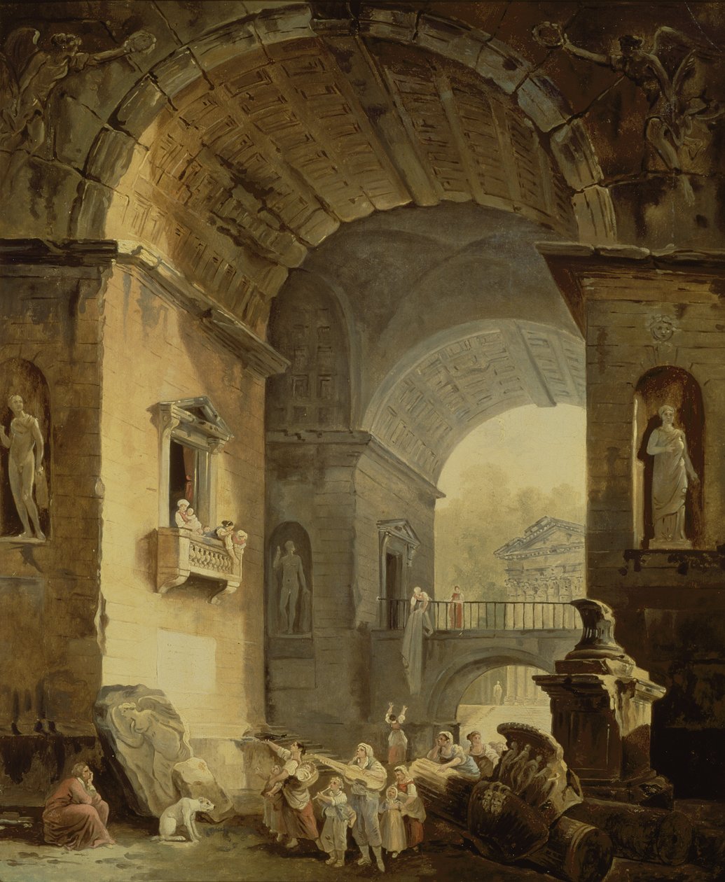 Die Musiker von Hubert Robert