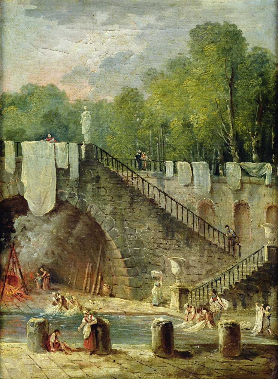 Die Wäscherinnen von Hubert Robert