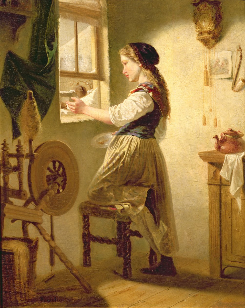 Vögel im Winter füttern von Hubert Salentin