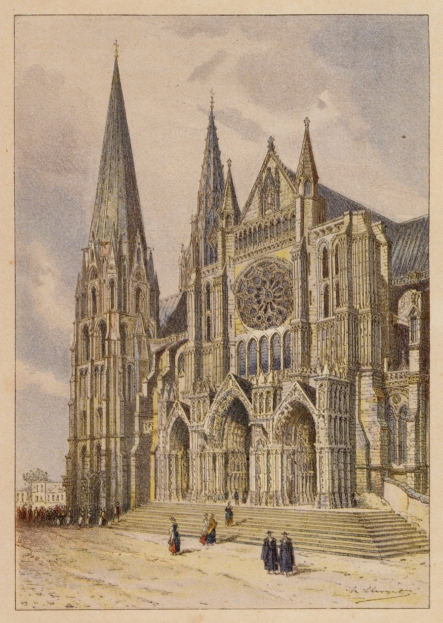 Notre-Dame de Chartres von Hubert Clerget