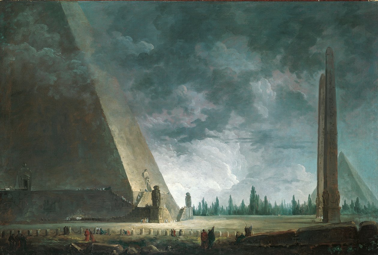 Fantaisie Egyptienne, 1760 von Hubert Robert