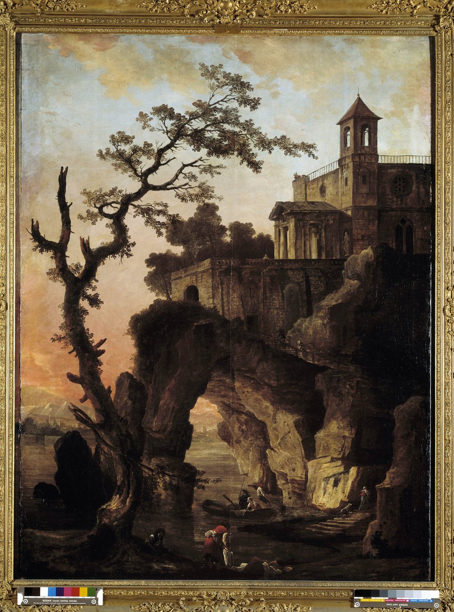 Landschaft der Fantasie von Hubert Robert