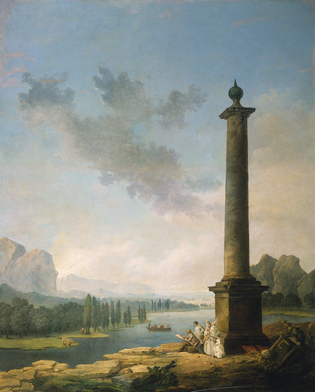 Die Säule von Hubert Robert