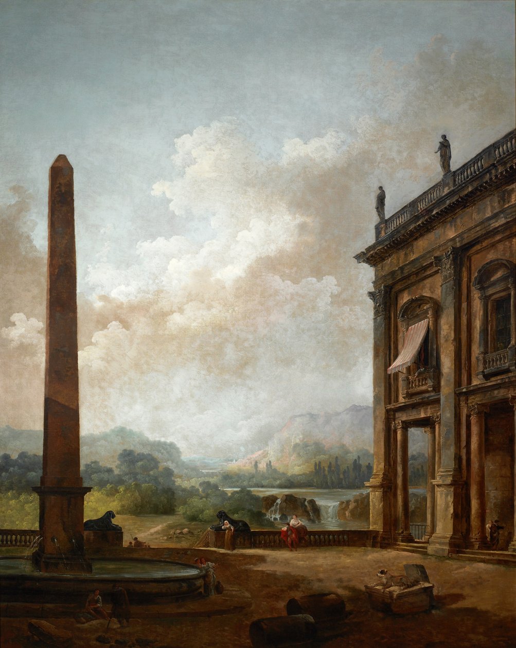 Der Obelisk von Hubert Robert