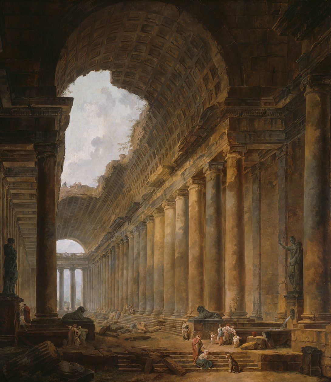 Der alte Tempel von Hubert Robert