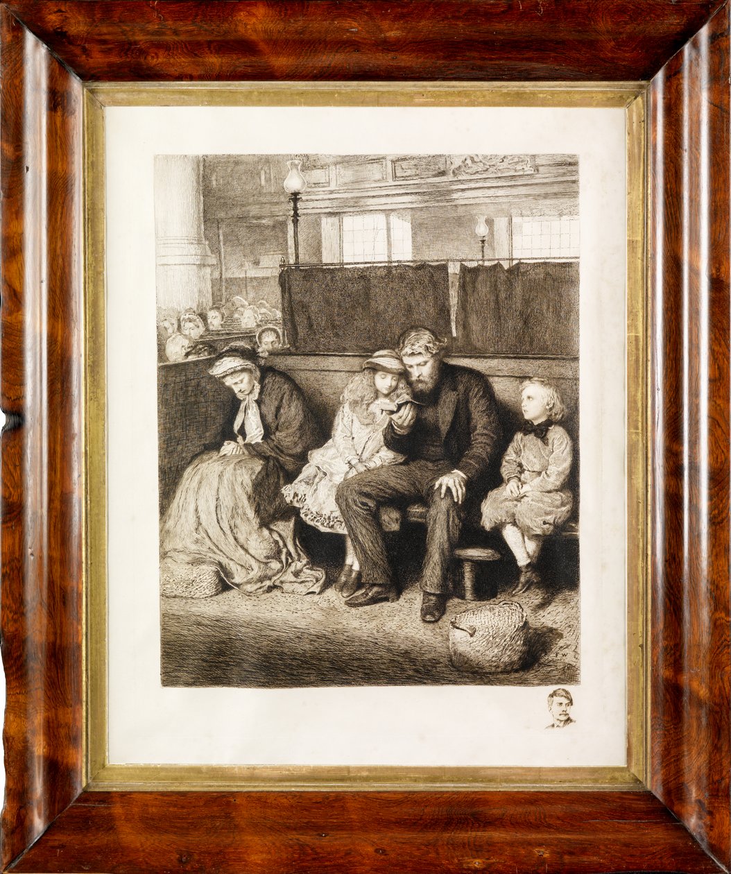 Phillip in der Kirche von Hubert von Herkomer