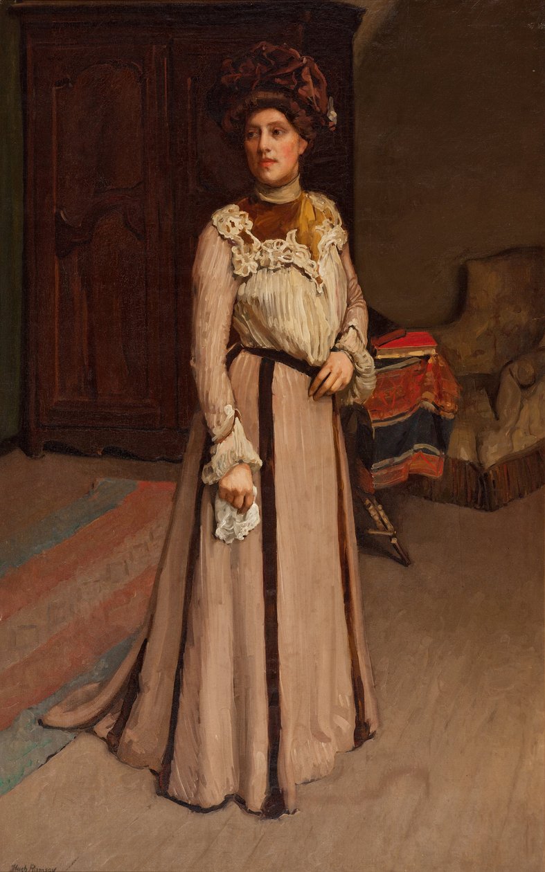 Eine Dame aus Cleveland, USA von Hugh Ramsay