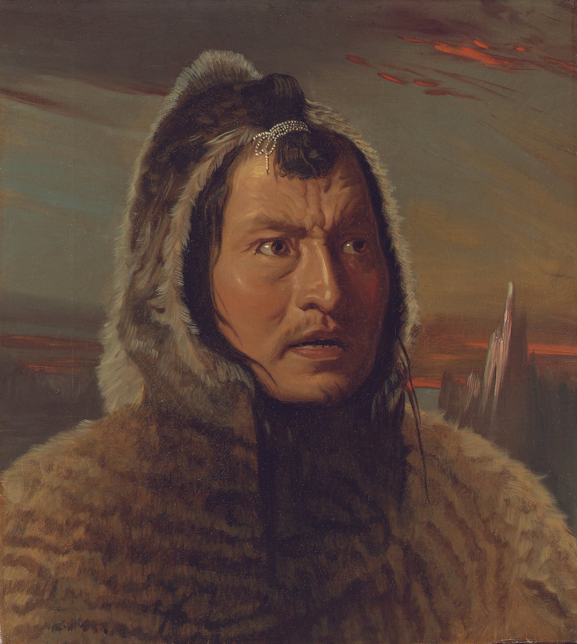 Porträt eines Eskimos von Hugh Collins