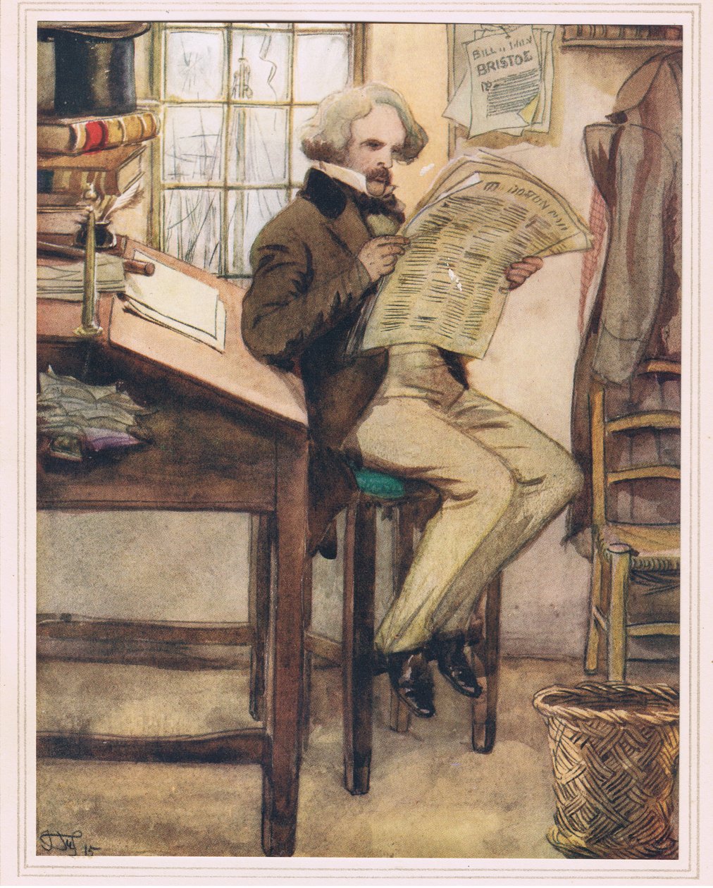 Hawthorne im Zollhaus von Hugh Thomson