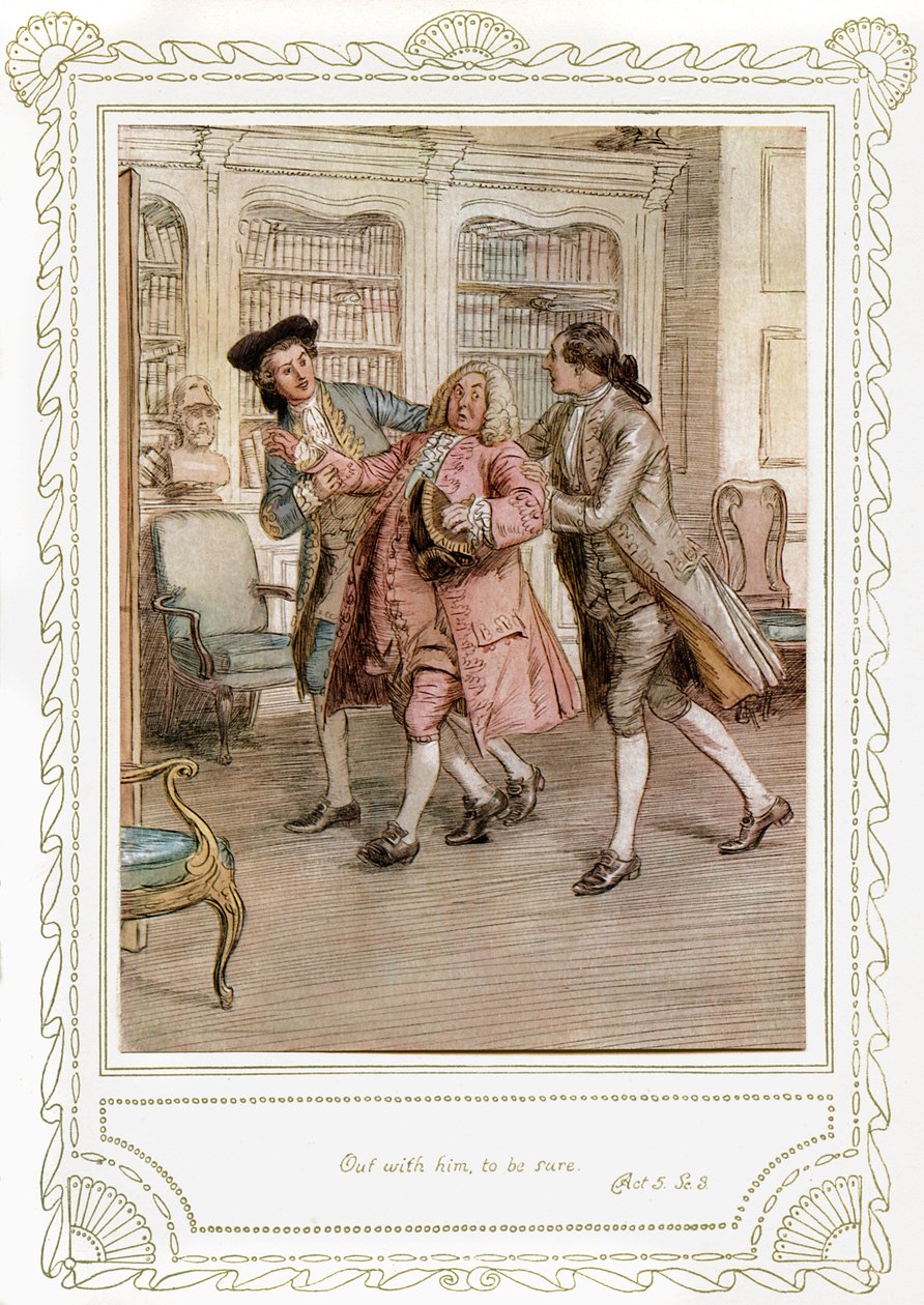 Richard Brinsley Sheridans Stück von Hugh Thomson