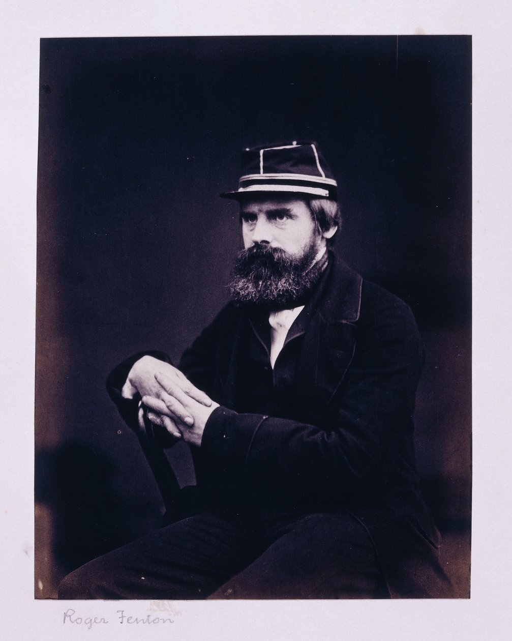 Porträt von Roger Fenton von Hugh Welch Diamond